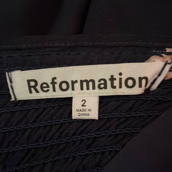 Reformation fulton dress Princess Margaret AUTHENTIC - Picture 11 of 15